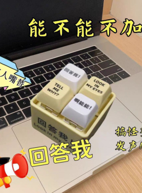 莫生气语音按键钥匙扣佛祖沙威玛