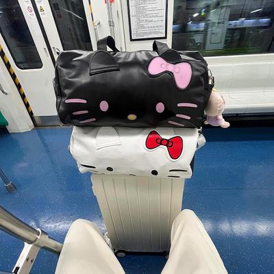 猫旅行包行李袋出游大容量手提衣服鞋子便携式收纳包包
