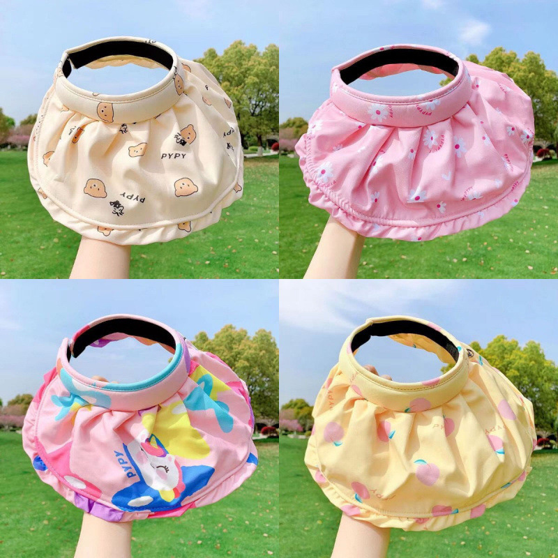 儿童贝壳帽空顶太阳帽子女孩夏季
