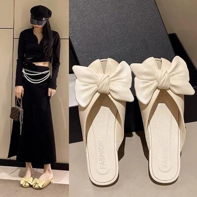 2025新款韩版女夏外穿蝴蝶结时装