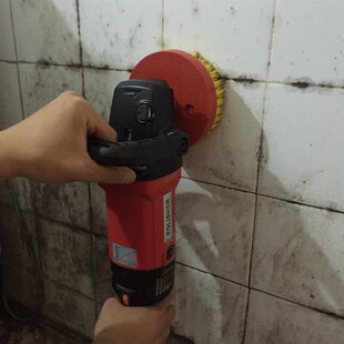 热销电动清洁刷 电钻清洁刷地板刷地毯刷瓷砖刷洗车刷多功能刷厨