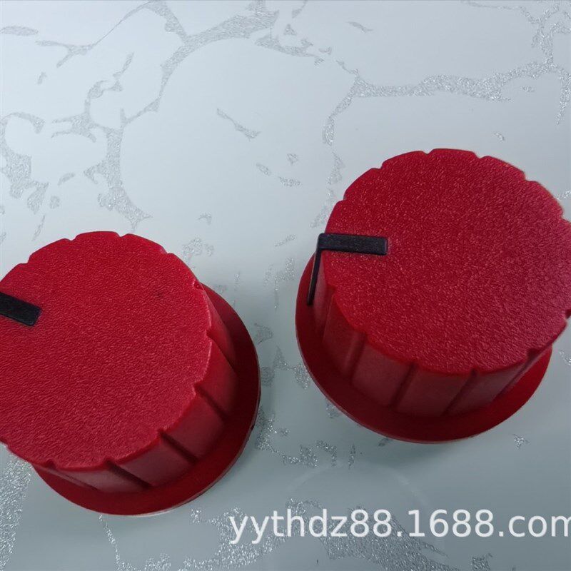 热销旋钮双色电位电位型塑料旋钮帽电位器 帽带旋钮 功放电位器 5