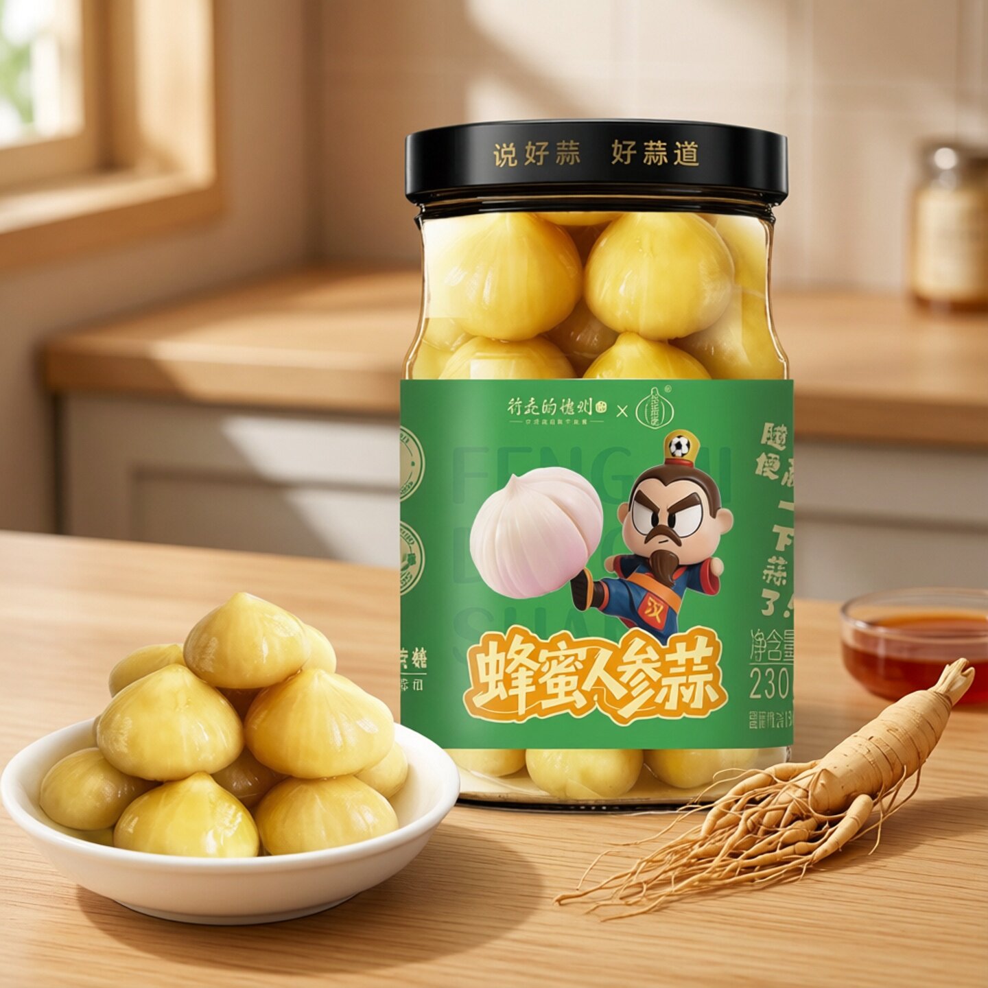 苏超蜂蜜人参独头蒜正宗新鲜云南腌制糖醋大蒜无添加好蒜道腊八蒜