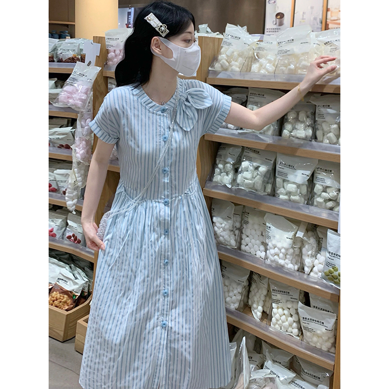 高中生甜美气质连衣裙夏时