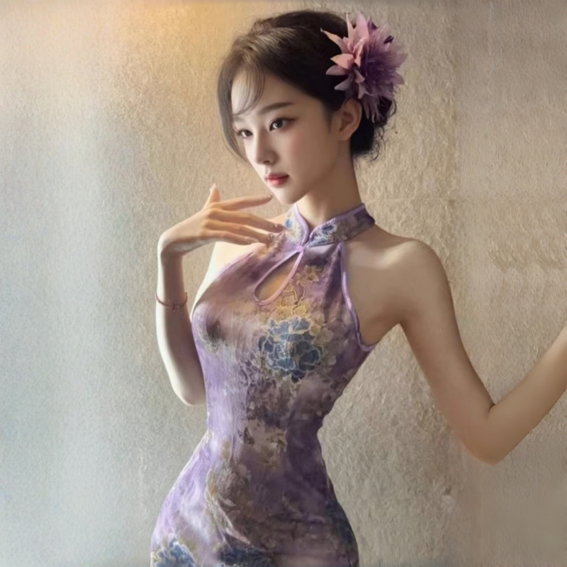 新中式国风改良旗袍连衣裙