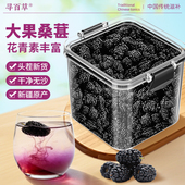 寻百草桑葚干中药材500g正宗新疆桑椹泡水泡茶正品 黑桑葚干黑桑椹
