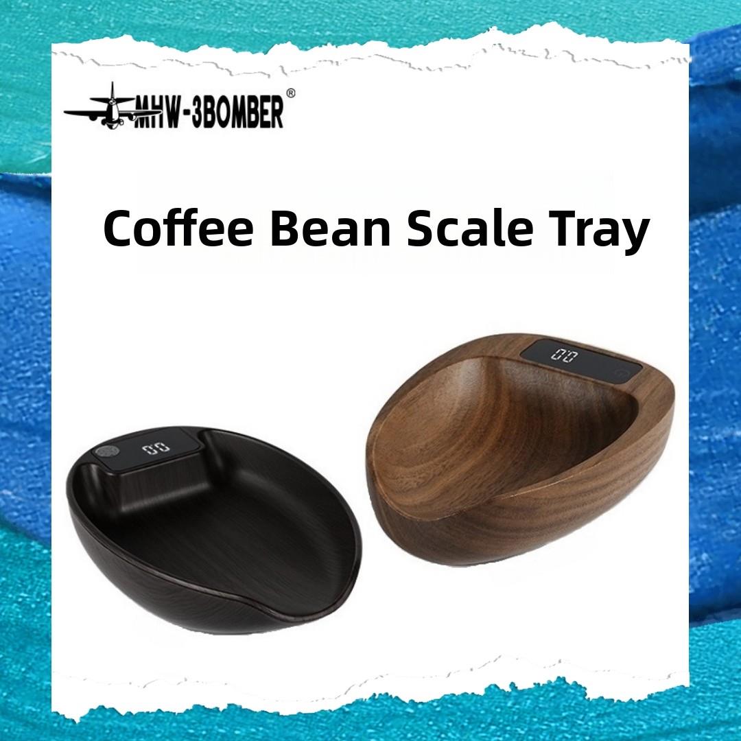 MHW轰炸机电子称豆盘咖啡电子秤 喷雾展示盘手冲意式咖啡称重豆碟