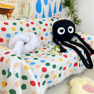 沙发盖布巾ins北欧毯盖巾全包套罩四季通用沙发垫出租房全盖椅子