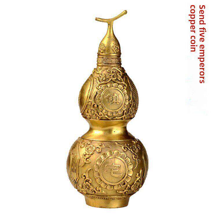 全铜葫芦饰品八卦葫芦开盖葫芦开盖家居装饰中国礼品工艺品