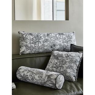 Cbhome、配套画集、丛林系列长枕、圆枕、黑白瓦比沙比风格沙发、