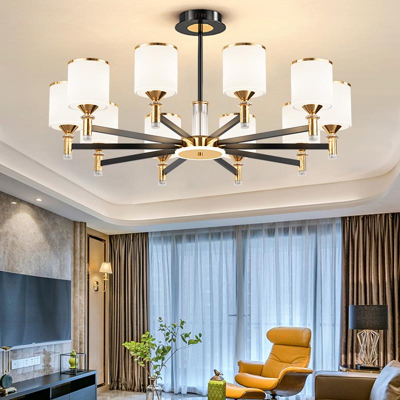 吊灯客厅灯简约现代大气2024流行新款北欧餐厅灯轻奢全屋灯具套餐