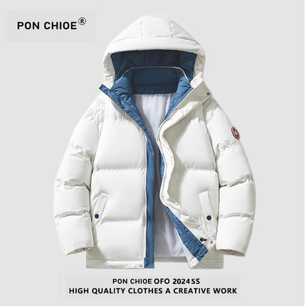 ponchioe棉服男女外套冬季2024新款加绒加厚棉衣羽绒棉袄情侣装