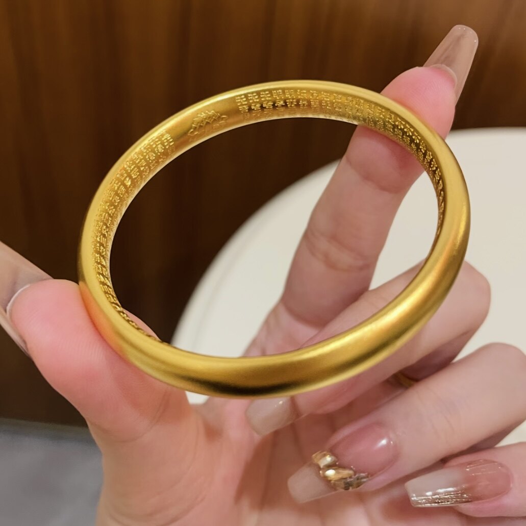正品古法传承泥鳅背手镯黄金