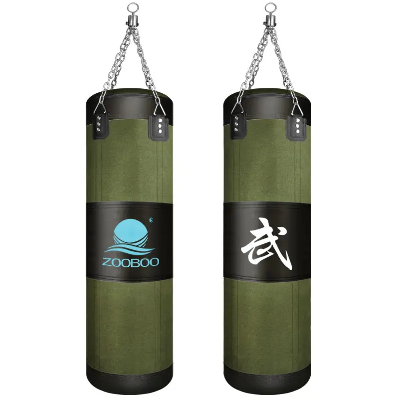 逐波Zooboo升级版拳击沙袋 散打沙包加厚加固帆布健身空心沙袋