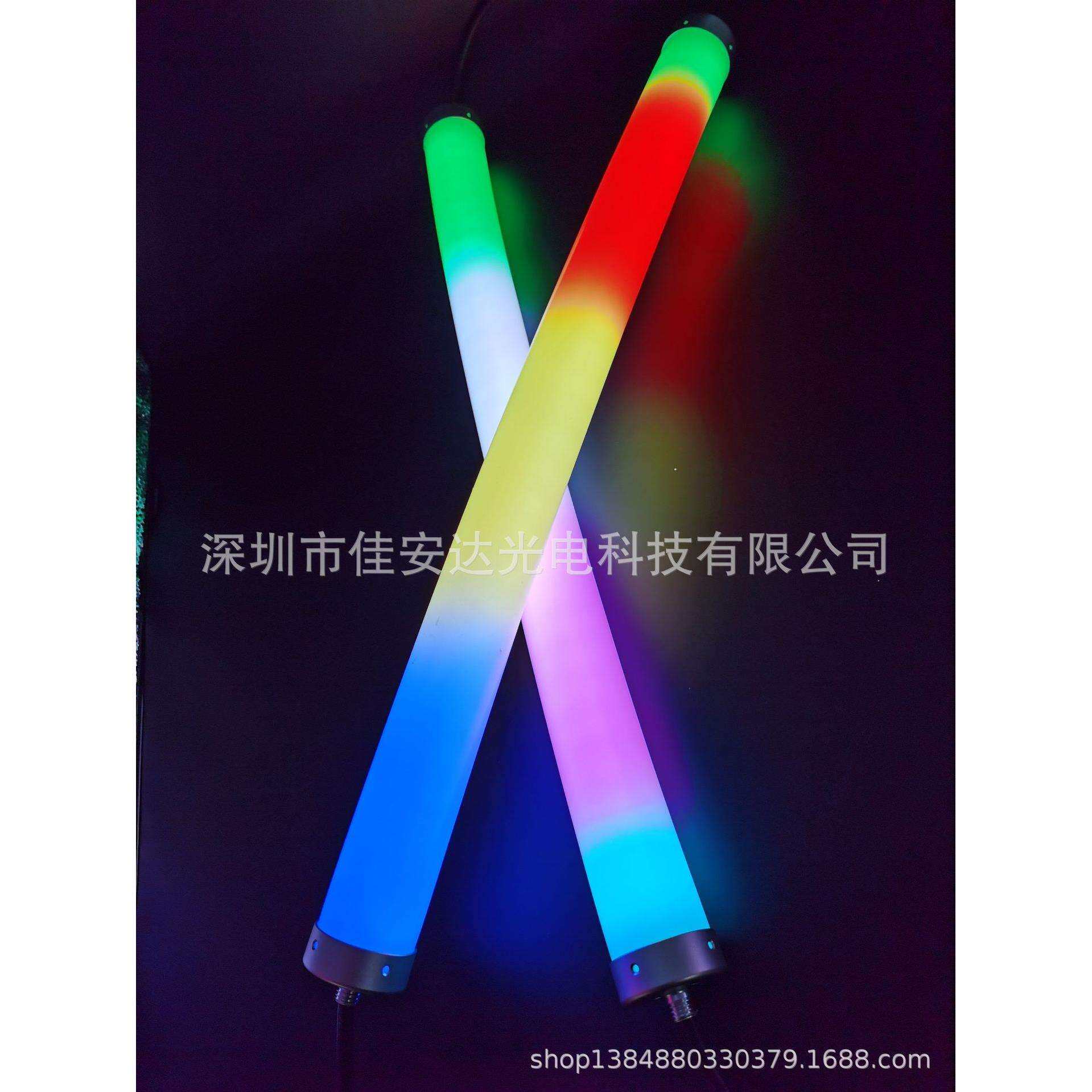 360度发光全彩霓虹灯条3D幻彩灯带LED全彩视频管WS2811/WS2812