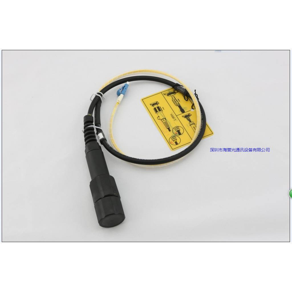 PDLC-DLC单模双芯基站跳线1M一端带防水头FC室外拉远跳线电信级