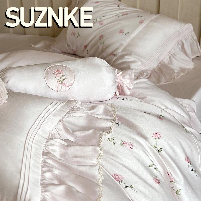 舒尊客||法式100S浪漫长绒棉四件套复古风澳棉纯棉印花被套床单床