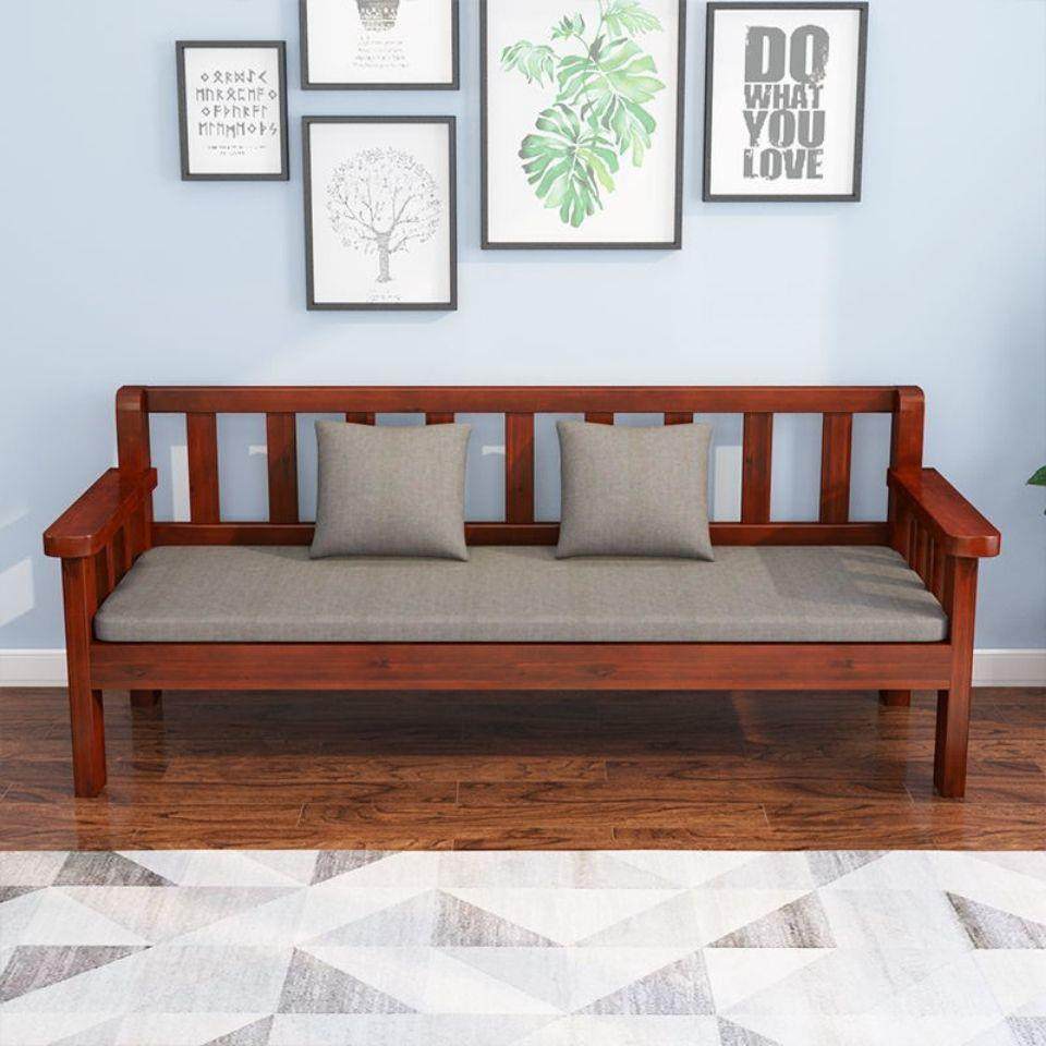实木沙发组合客厅双人三人长椅出租房卧室沙发椅商场休息长条椅子,3C数码配件,USB灯,淘宝优惠券,粉丝福利购,淘宝优惠卷