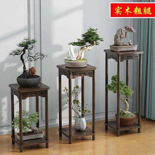 茶几实木边几角几中式实木茶台仿古小茶桌轻奢博古架摆件架玄关柜