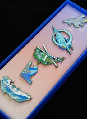 【长春航展】AVIC - 中航授权 - 炫彩飞机徽章套装