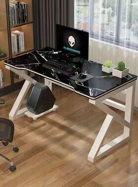 电脑桌台式家用桌子书办桌卧室床生边桌简约现S4355787公代学学习