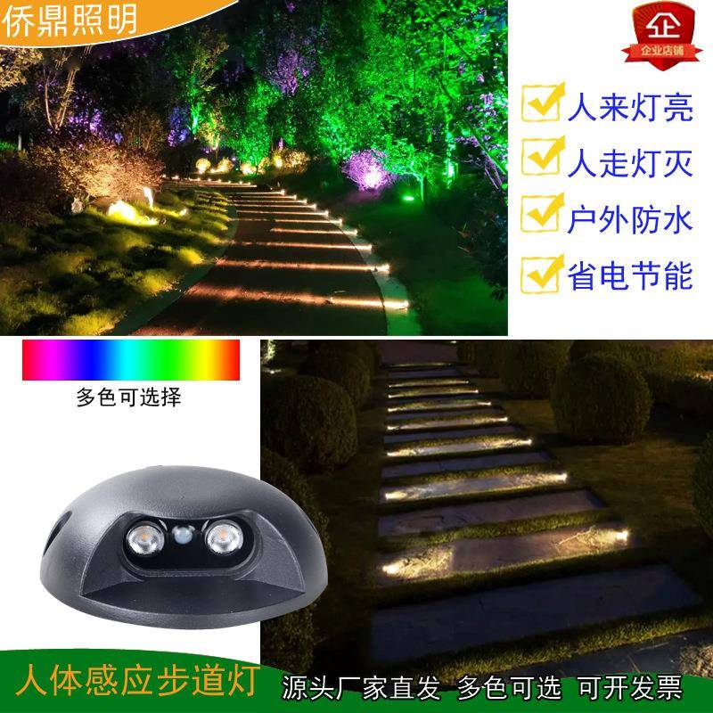 ED感应道QD-B001灯景区桥面步L栈道网红互背动AI智慧竞速陪跑龟灯