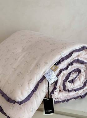 CELING秋冬冬款春A类双面全棉双皱层纱可水洗双人皱纱XL202509花