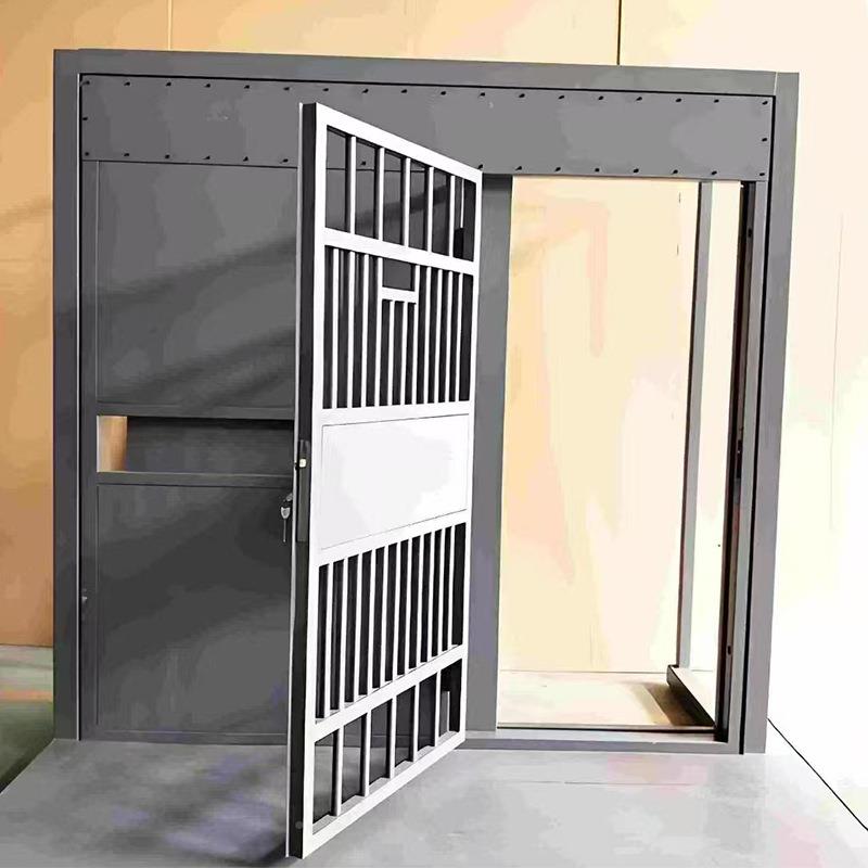 监狱看守所拘留移所开通道门电动平监室门动564双层手平监舍门AB