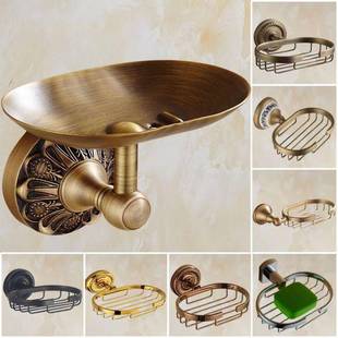 皂浴洗手间网室607古典仿古全铜肥皂碟复欧式 盒香皂网肥皂架