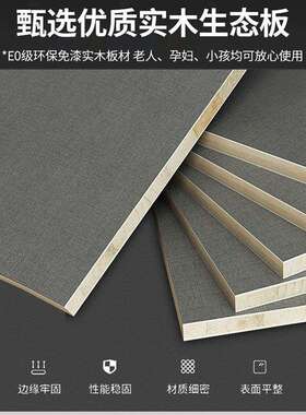 实木双室人书桌书架体字桌学生家用写卧台56565式电脑桌一轻奢学