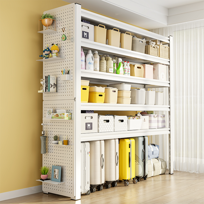 家用货架置物架洞洞板收纳架多层阳台仓库收纳架商用超市展示架子