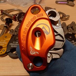 坎乐双绳自动下降器安全绳自锁器攀岩绳索保护器高空消防防坠装备