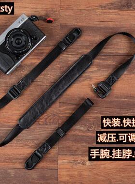 原创多功能相机绳适用索尼A7系列黑卡67理光gr234富士xm5快拆腕带