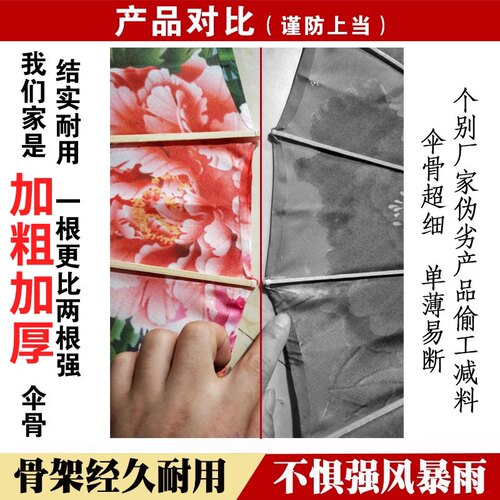 古代雨伞女童汉服油纸伞古风儿童油纸伞防水中国风古典装饰伞摆件