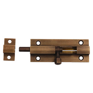 门插老式 古铜色插销门栓仿古小插销锁 纯铜插销木门窗户卫生间中式