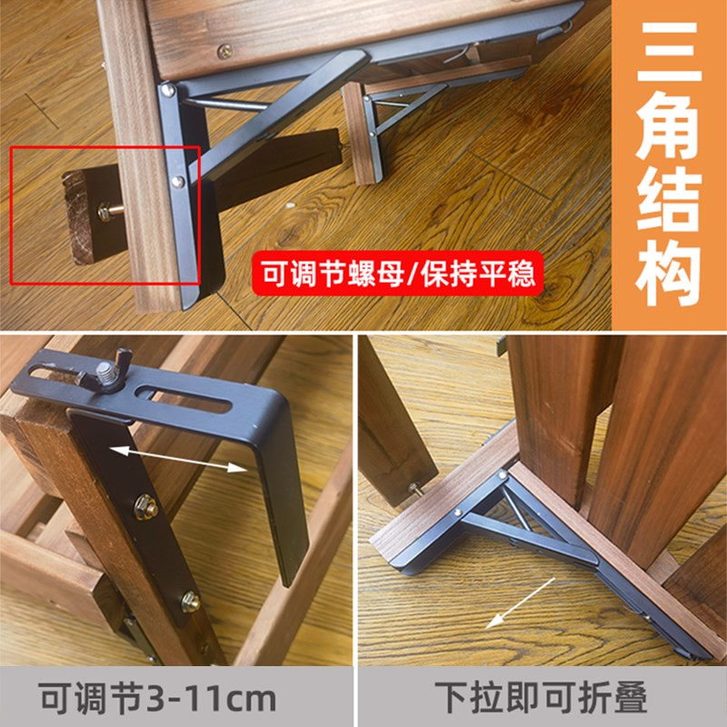 花架置物架阳台护栏悬挂式花盆架户外扶手栏杆实木多肉植物摆放架