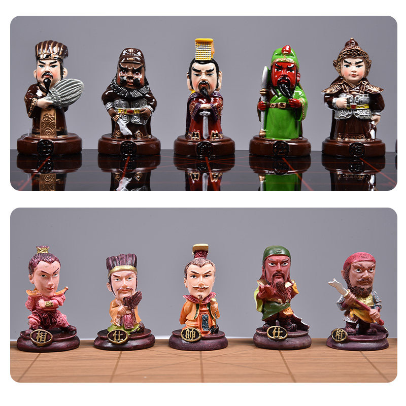 工艺品三国棋人物象棋摆件送老外的中国特色礼物送外国人礼品礼物