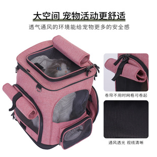 宠物拉杆箱猫包外出便携狗狗透气旅行箱太空舱双肩背包猫咪行李箱