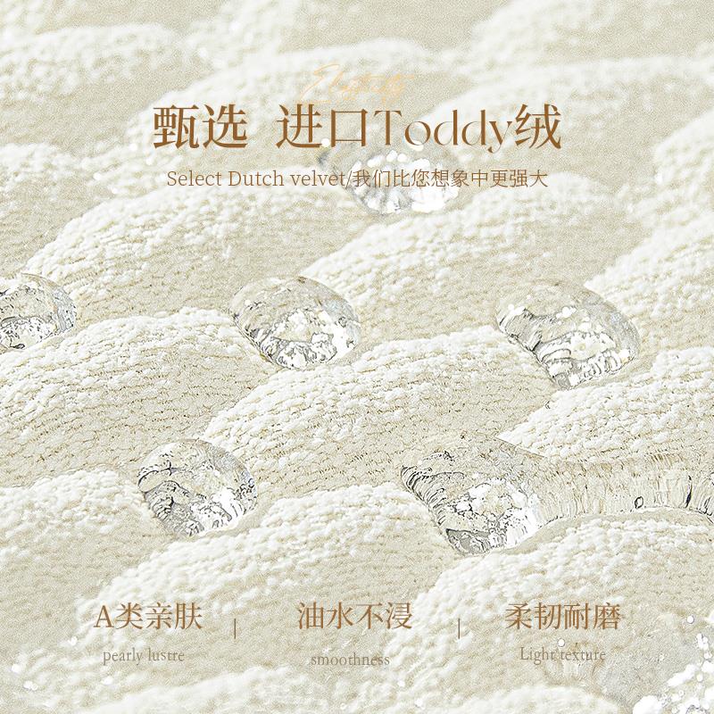 2023年新款高档床头罩冬季加厚通用木头床头被软包盖布床靠背罩套