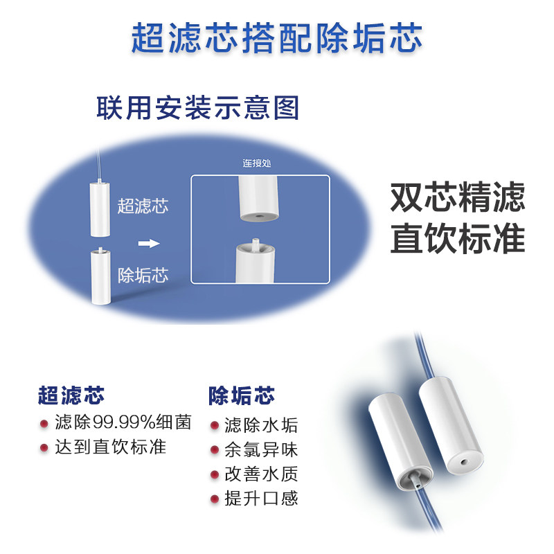 华辰本源净水壶滤水壶家用直饮复合滤芯自来水水桶过滤器套装