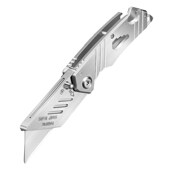 前田不锈钢美工刀重型加厚电工刀专用工业级5合1多功能壁纸刀折叠