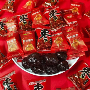 阿胶蜜枣小包装独立小袋正宗阿胶蜜枣独立包装休闲零食整箱
