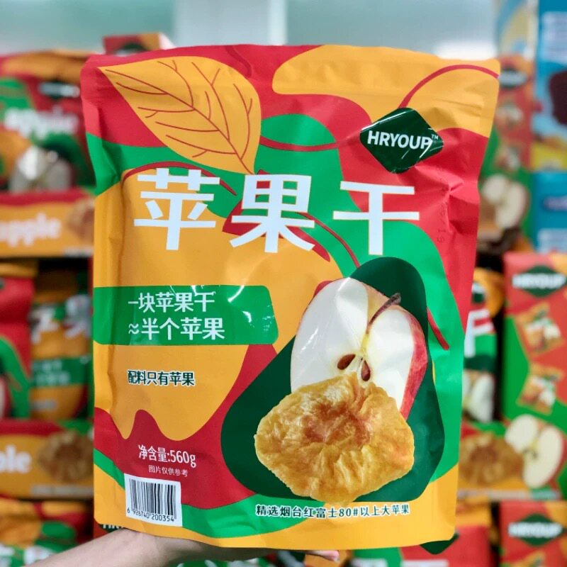 山姆苹果干原果鲜制果肉厚实天然无添加休闲小零食代购官方旗舰店