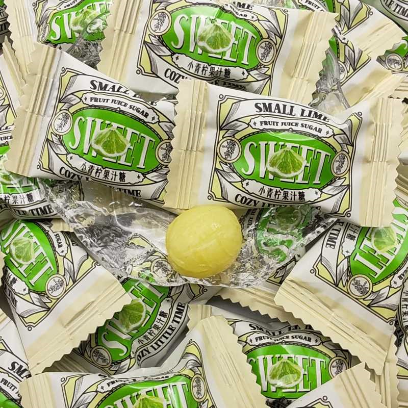 英国朴拉达PULADA小青柠糖果芒果味水果糖高档办公室零食喜糖硬糖
