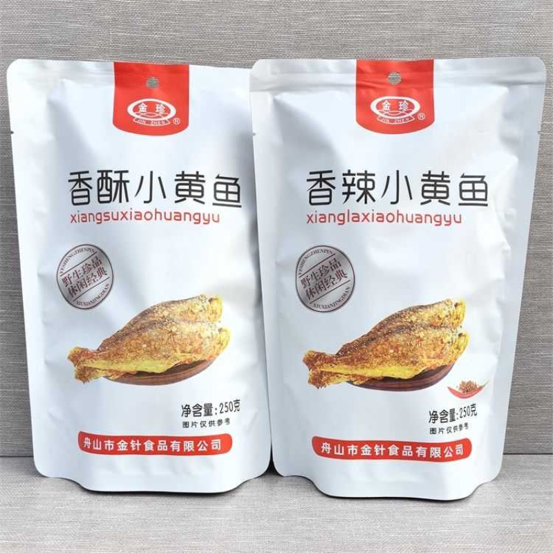 舟山金珍香酥小黄鱼250g黄花鱼干开袋即食海鲜普陀山特产零食小吃