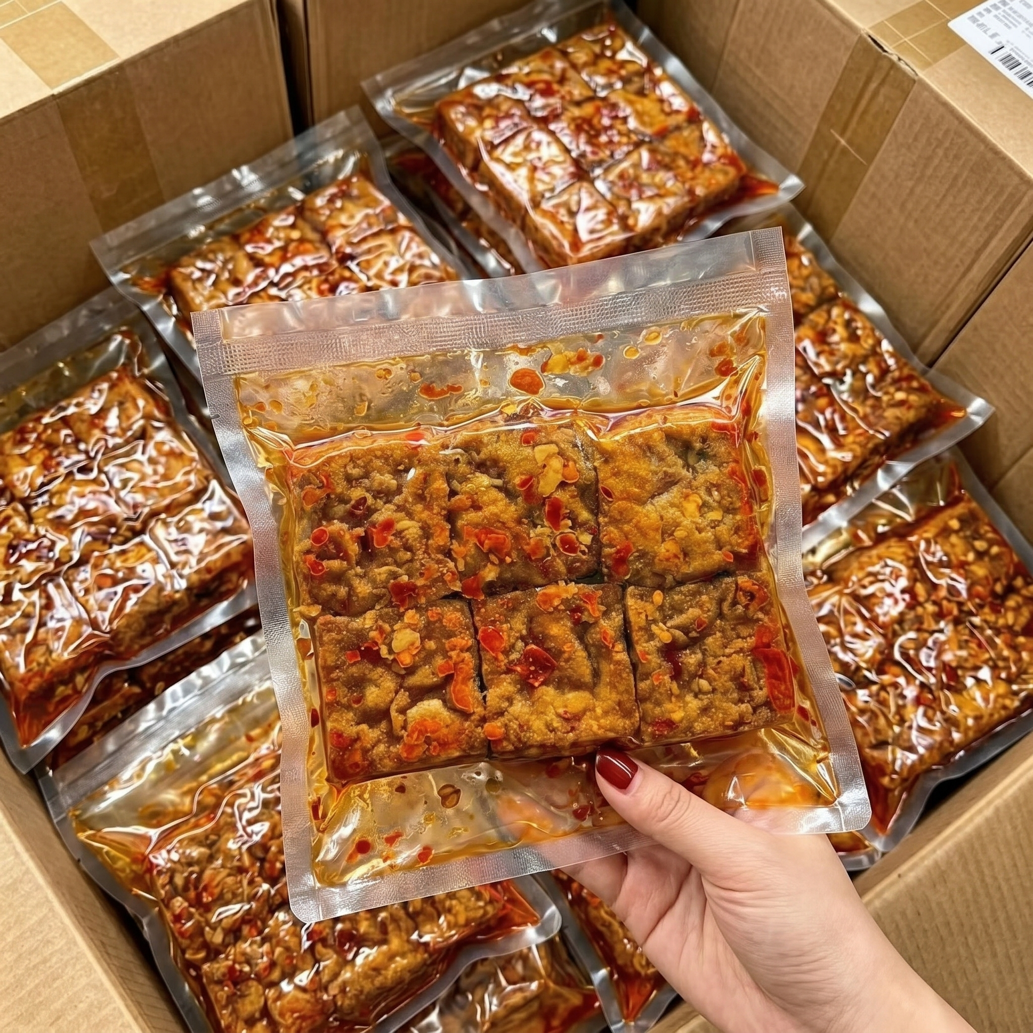 特价5大袋】虎皮爆汁豆干即食大袋卤味豆腐长沙豆腐乳解馋小吃1袋