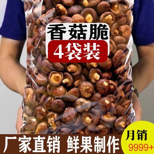 黑松露香菇脆片儿童孕妇蔬菜干香菇脆休闲零食蘑菇小零食脱水果蔬