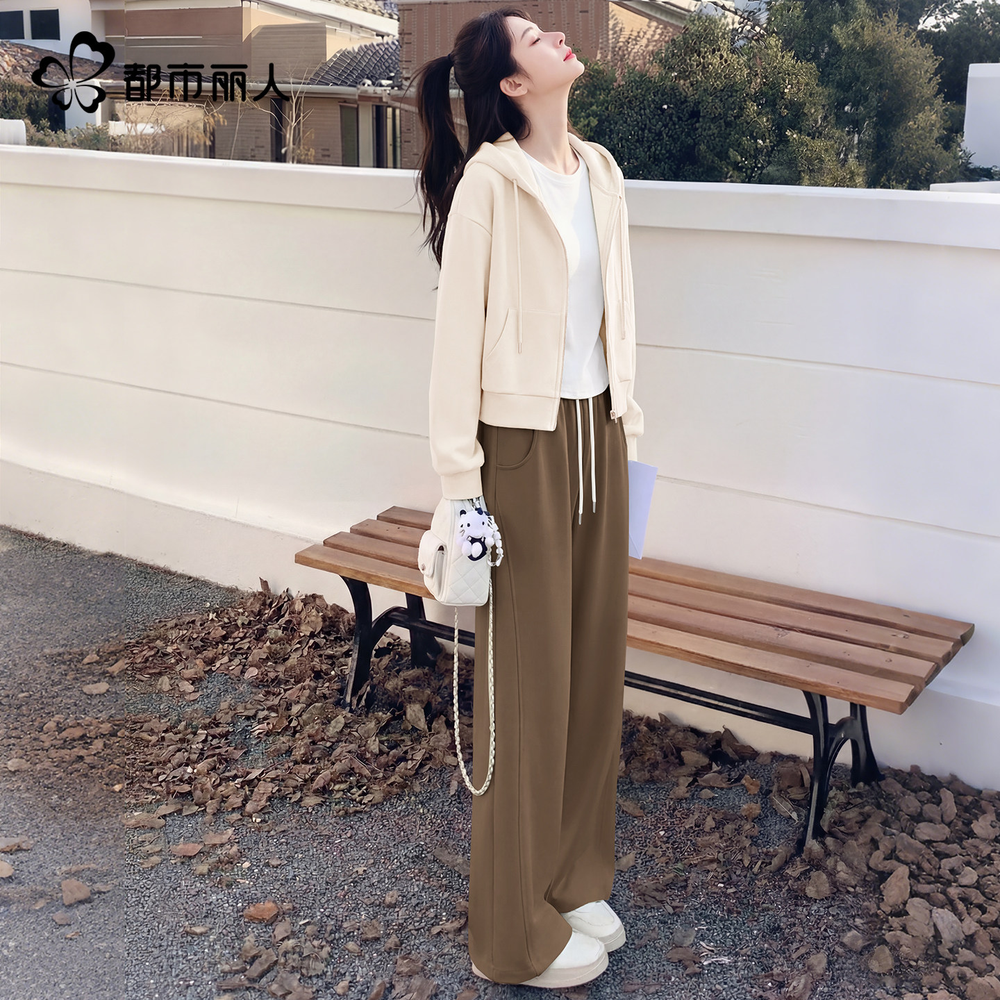 都市丽人运动套装女春季爆款休闲运动两件套2026超火穿搭一整套Y