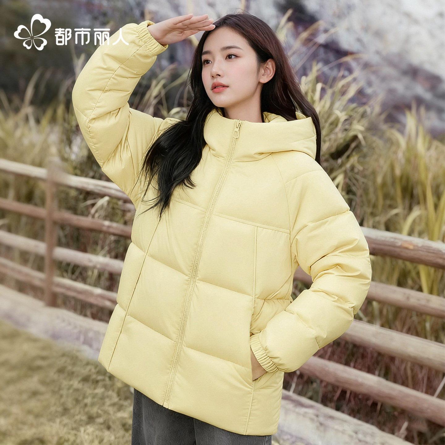 都市丽人棉服巨好看的冬装外套