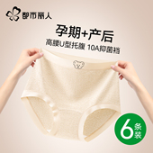 都市丽人孕妇内裤 女士纯棉抗菌裆2025新款 孕早中晚期无痕高腰托腹